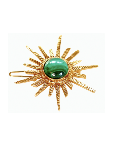 BARRETTE SOLEIL MALACHITE Comparez plus de prix