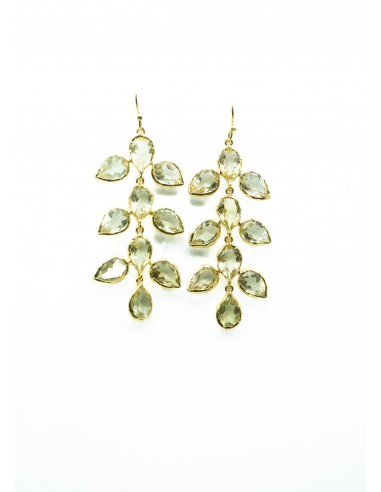 BOUCLES D'OREILLES NOA2 LEMON QUARTZ en stock