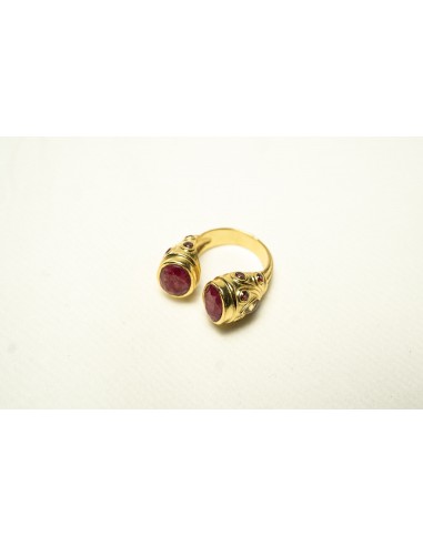 BAGUE NILAYA RUBIS / TOURMALINE chez Cornerstreet bien 