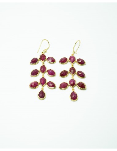 BOUCLES D'OREILLES NOA RUBIS 2023