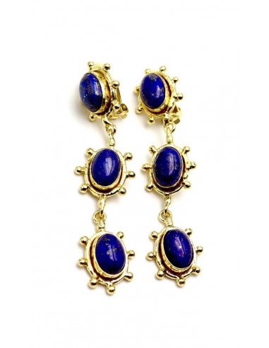 BOUCLES D'OREILLES ROME LAPIS LAZULI offre 