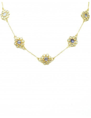 COLLIER FLORENCE GRAND MODELE BLEU 50-70% off 