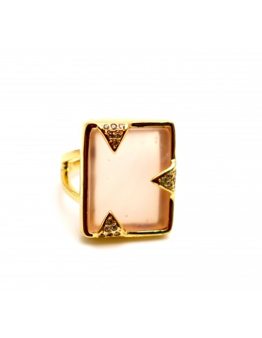 BAGUE TELIA QUARTZ ROSE de la marque