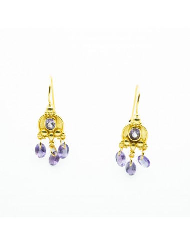 BOUCLES D'OREILLES ALYS AMÉTHYSTE meilleur choix