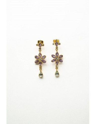 BOUCLES D'OREILLES NOOR AMÉTHYSTE Venez acheter