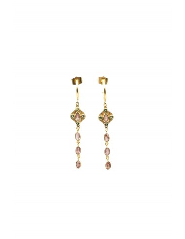 BOUCLES D'OREILLES LONA TOURMALINE ROSE 50% de réduction en Octobre 2024