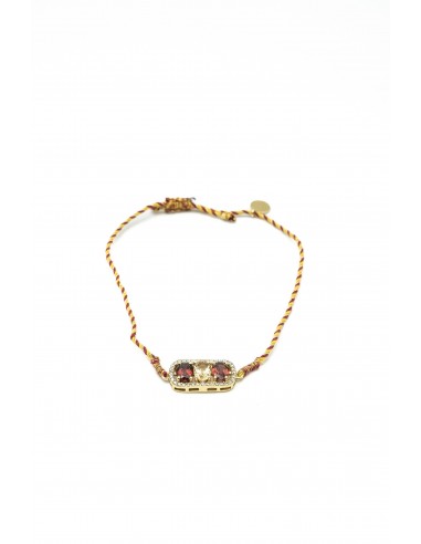 BRACELET LIZA CITRINE/ GRENAT livraison et retour toujours gratuits